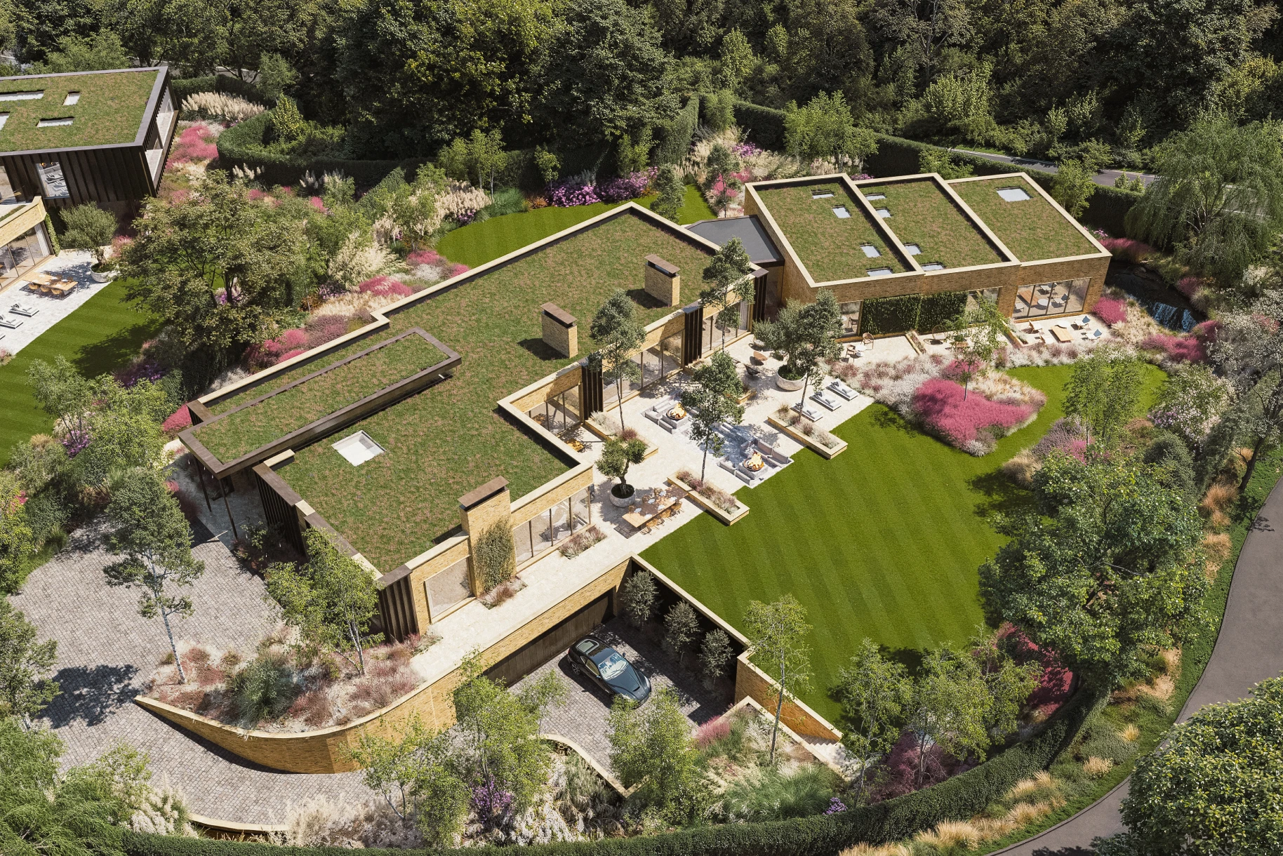 The Plateau Aerial Rear View