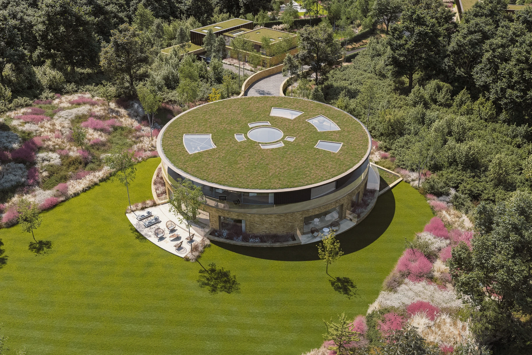 The Summit Aerial Rear View